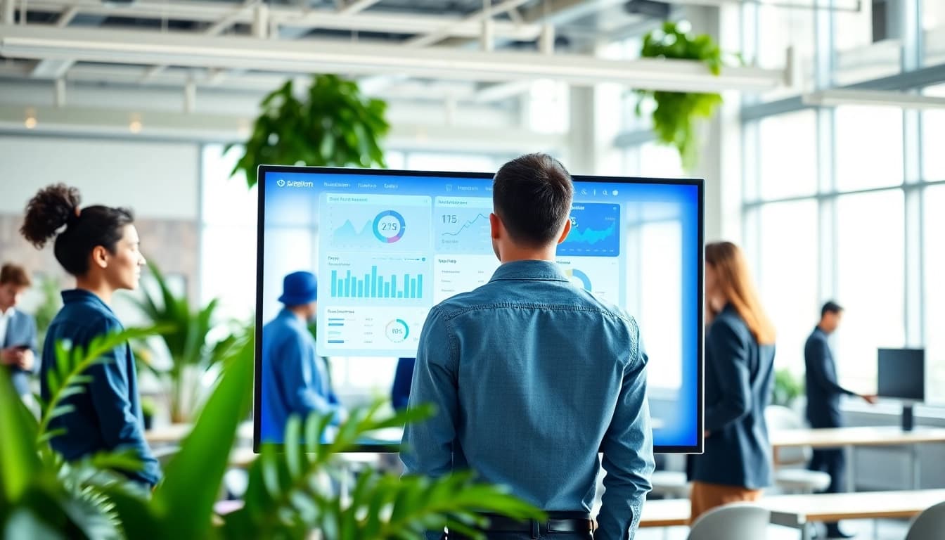 Leverage the ai assistant for enterprise teams in a collaborative office environment enhancing productivity.