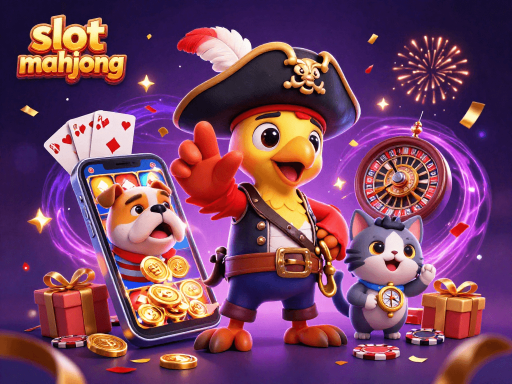 Mainkan slot mahjong dengan grafis 3D menakjubkan dan elemen kasino menarik lainnya.