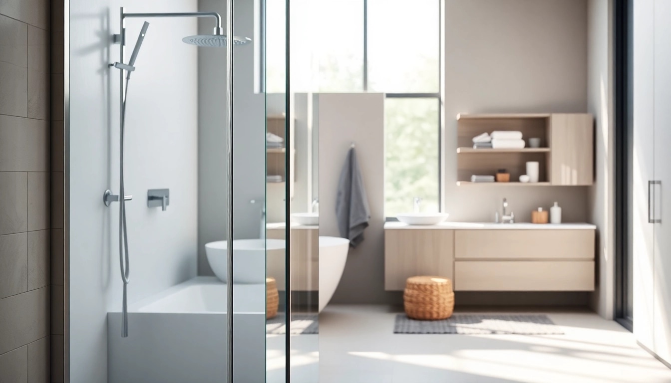 Die Produkte der sonni sanitär GmbH präsentieren sich in einem modernen Badezimmer.