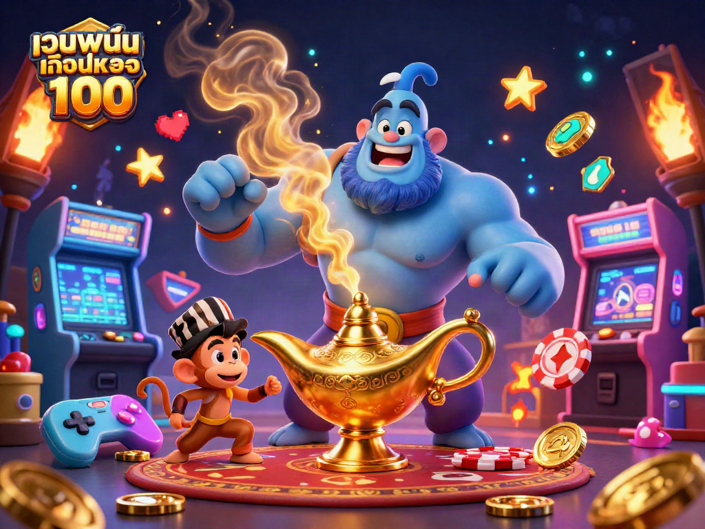 เล่นเกมสนุกไปกับ เว็บพนันออนไลน์ เว็บตรง 100 ด้วยภาพการ์ตูน 3D ที่เต็มไปด้วยทองคำและความตื่นเต้น