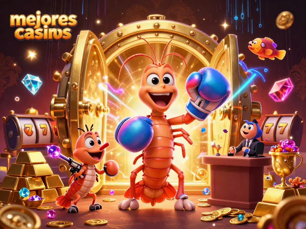 Acción emocionante en los mejores casinos al jugar con tragamonedas, oro y joyas brillantes.