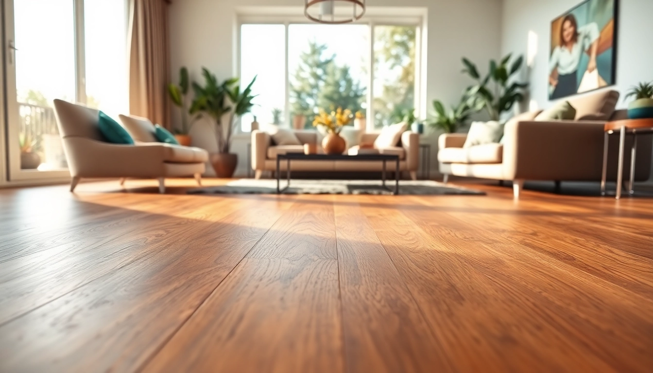 Transform your space with luxury vinyl flooring, showcasing elegant design in a modern living room.
