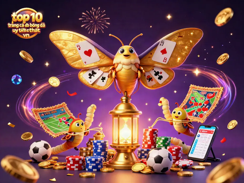 Khám phá top 10 trang cá độ bóng đá uy tín nhất vn qua hình ảnh minh họa động về bồ câu vàng và các yếu tố cược thể thao.