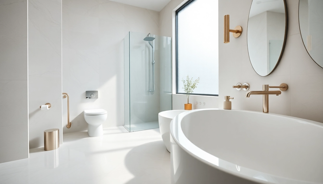 Transform your space with bathroom renovation near me featuring modern fixtures and elegant design.