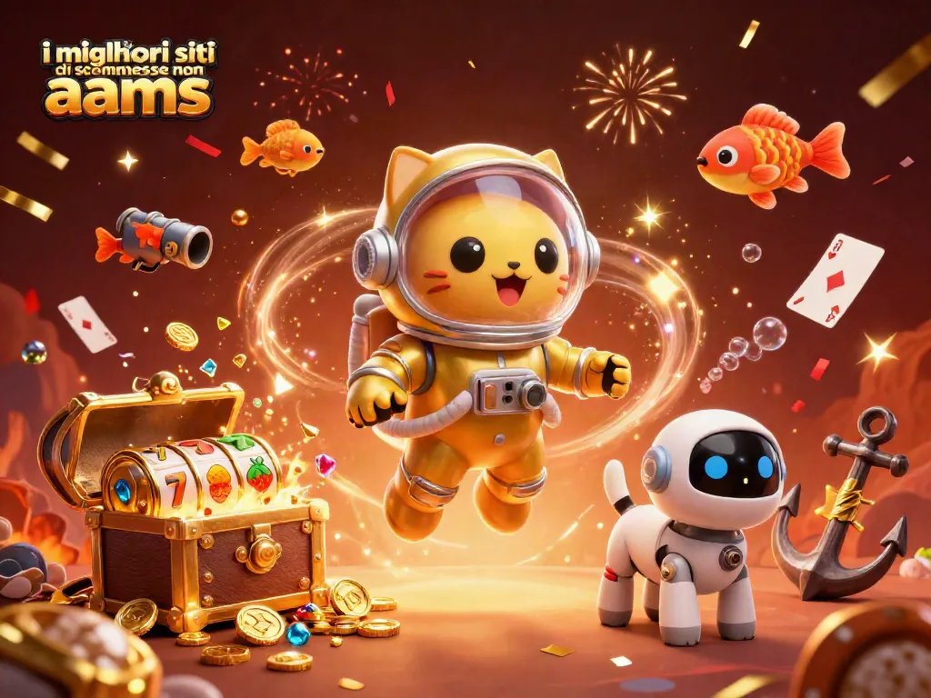 I migliori siti di scommesse non AAMS: un'avventura di gioco con un gatto astronauta e un cane robot.
