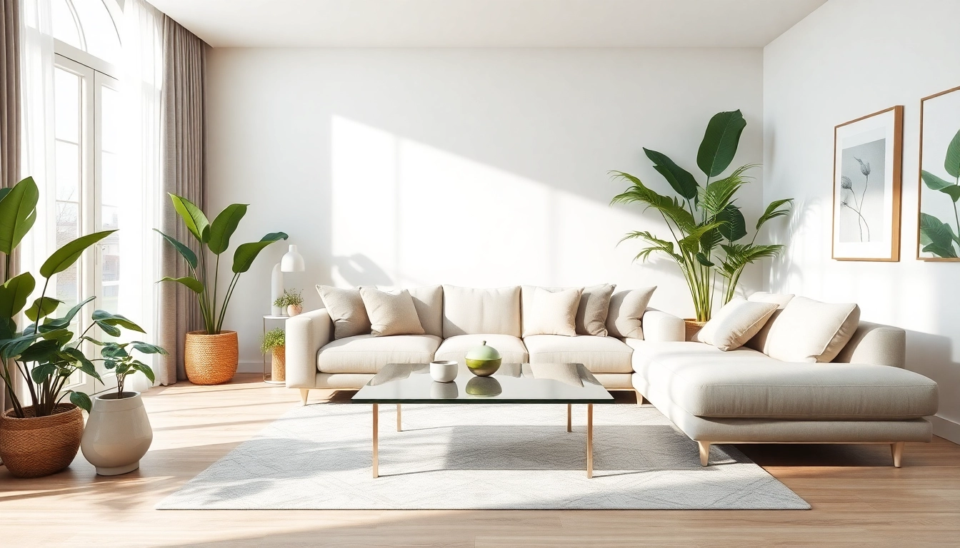 Experience seamless living in a harmonious, minimalistic interior space with natural lighting.