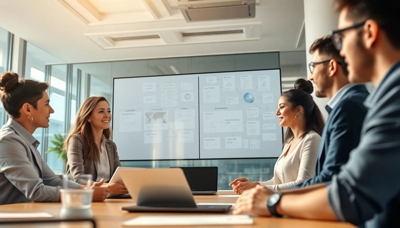Utilizing an ai assistant for enterprise teams in a collaborative office environment, enhancing productivity.