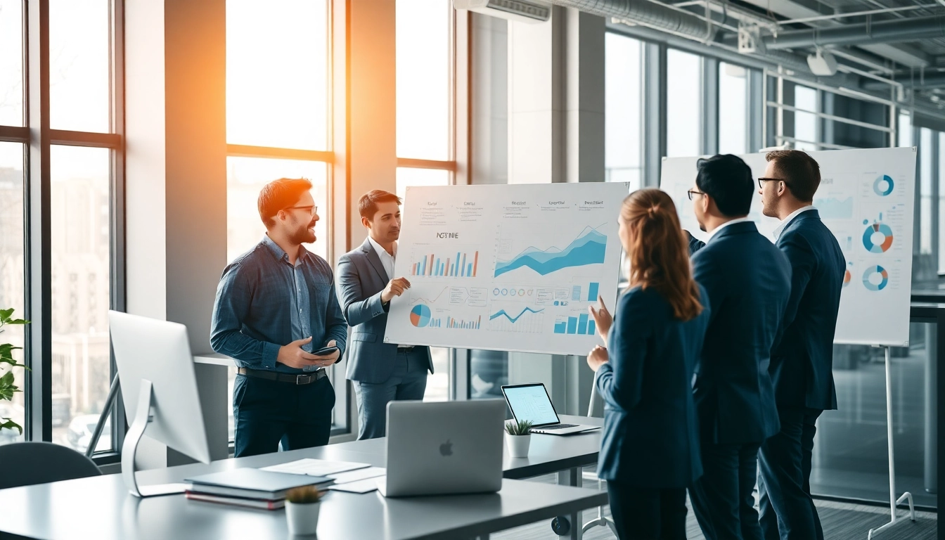 Enhance your b2b competitive intelligence strategy with a dynamic team brainstorming session.