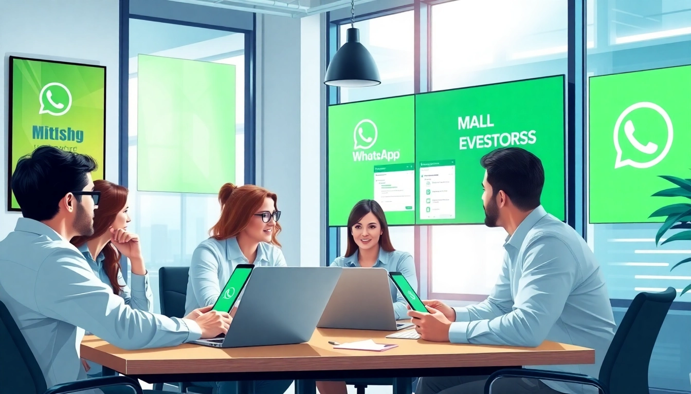 Optimize customer interactions with WhatsApp Business CRM showcasing team collaboration.