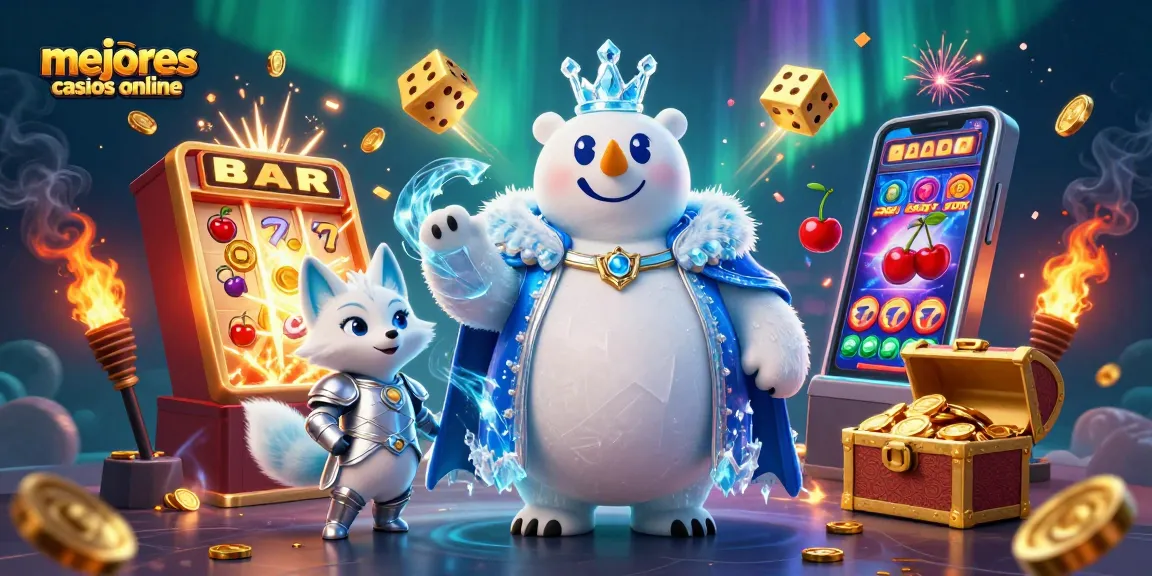 Descubre los mejores casinos online con la explosión de la tragamonedas y simbolismo de la suerte.