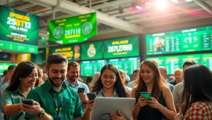 Engaged bettors in sports betting Mexico enjoying an active and vibrant betting environment.