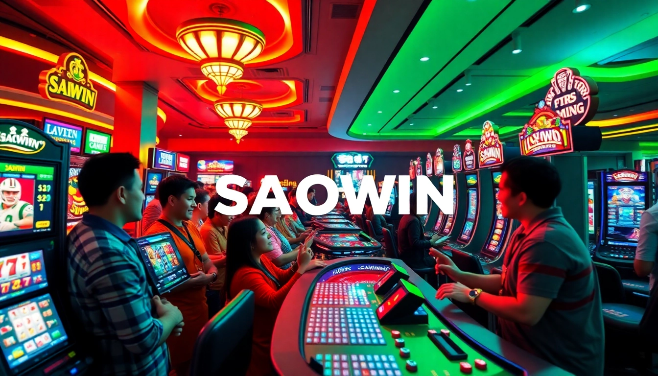 Trải nghiệm đầy hứng khởi với Saowin APK thể hiện trò chơi trực tuyến và cá cược.