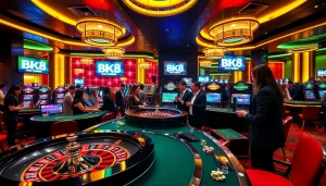 Experience the thrill of BK8 with vibrant casino games and exciting betting elements.